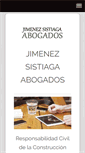 Mobile Screenshot of jimenezsistiaga.com